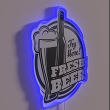 Charger l'image dans la galerie, Vibrant neon Oktoberfest beer sign illuminates festive celebrations and gatherings.