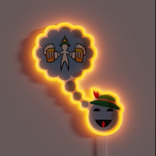 Charger l'image dans la galerie, Vibrant RGB neon sign for an authentic Oktoberfest celebration ambiance.