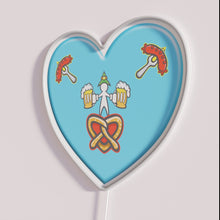 Charger l'image dans la galerie, Vibrant RGB neon bar decoration for German beer festivals ambiance