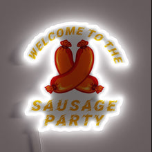 Charger l'image dans la galerie, Vibrant RGB neon sign celebrates Oktoberfest and Bratwurst festivity