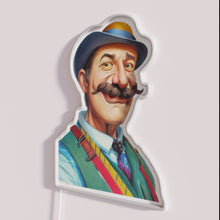 Charger l'image dans la galerie, Oktoberfest themed multi-color RGB glass neon bar pub decoration sign.