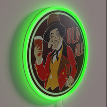 Charger l'image dans la galerie, Vintage style Old Ale beer bar sign with neon glow.