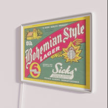 Charger l'image dans la galerie, Vintage Bohemian inspired lager brewery bar pub decor neon lighting