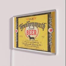 Charger l'image dans la galerie, Neon vintage beer bar decor with vibrant color LED illumination.