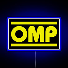 Charger l'image dans la galerie, OMP Logo RGB neon sign blue