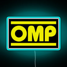 Charger l'image dans la galerie, OMP Logo RGB neon sign lightblue
