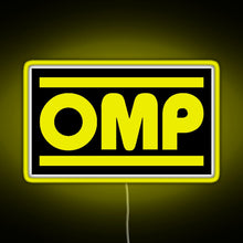 Charger l'image dans la galerie, OMP Logo RGB neon sign yellow