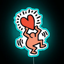 Charger l'image dans la galerie, orange best news RGB neon sign lightblue