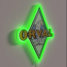 Charger l'image dans la galerie, Neon illuminated logo of Belgian Orval Trappist Beer Tradition Sign