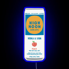 Charger l'image dans la galerie, Peach High Noon RGB neon sign blue