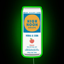 Charger l'image dans la galerie, Peach High Noon RGB neon sign green