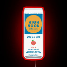 Charger l'image dans la galerie, Peach High Noon RGB neon sign red