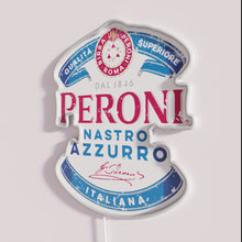 Charger l'image dans la galerie, Vintage Italian Peroni Nastro Azzurro Neon Bar Sign Decoration