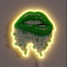 Charger l'image dans la galerie, Neon Pi Sign with Color-Changing LED Lights Celebrates Math Geek Pride