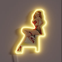 Charger l'image dans la galerie, Eye-catching, customizable RGB LED light strip in neon style design