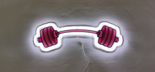Charger l'image dans la galerie, Pink curved barbell RGB neon sign