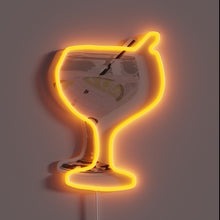 Charger l'image dans la galerie, Vibrant pink neon drinkware accent wall bar decor statement piece