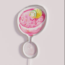 Charger l'image dans la galerie, RGB Pink Spicy Margarita Neon Bar Sign for Cocktail Lovers