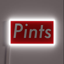 Charger l'image dans la galerie, Eye-catching RGB neon logo sign with vibrant pints branding colors