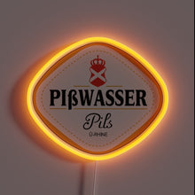 Charger l'image dans la galerie, Piswasser Pils illuminated RGB bar sign for modern beer enthusiasts.