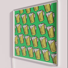 Charger l'image dans la galerie, Glowing Neon Wall Sign Pitchers of Beer Color Changing Bars