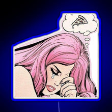 Charger l'image dans la galerie, Pizza RGB neon sign blue