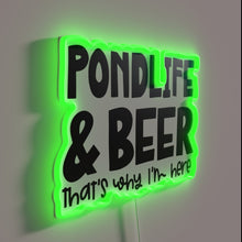 Charger l'image dans la galerie, Whimsical glow of aquatic nightlife meets refreshing beverage enthusiasm.