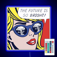 Charger l'image dans la galerie, Pop Optimistic Girl RGB neon sign remote