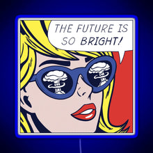 Charger l'image dans la galerie, Pop Optimistic Girl RGB neon sign blue