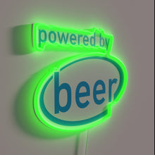 Charger l'image dans la galerie, Eye-catching powered RGB LED neon sign with vibrant colorful lighting.