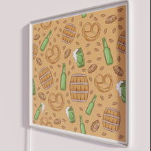 Charger l'image dans la galerie, Vibrant Retro Neon Sign for Oktoberfest Parties with Pretzel Theme