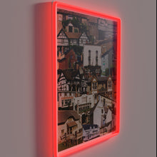 Charger l'image dans la galerie, Neon lit pub map sign for Herefordshire's best local haunts.