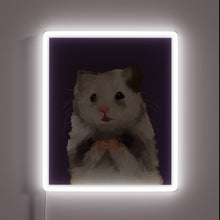 Charger l'image dans la galerie, Brighten up your space with this purple hamster neon fun