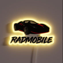 Charger l'image dans la galerie, Vibrant Radmobile RGB Neon Sign with Modern Retro Inspired Design