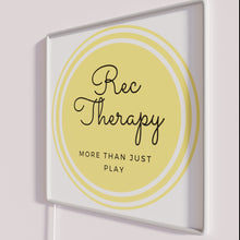 Charger l'image dans la galerie, Recreational Therapy Sign with Vibrant Neon Colors and Positive Messages
