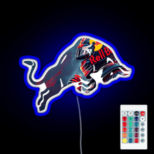 Charger l'image dans la galerie, Red Bull Racing Verstappen Design RGB neon sign remote