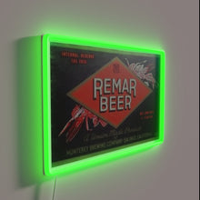 Charger l'image dans la galerie, Vibrant RGB LED beer sign for home bar decor enthusiasts.