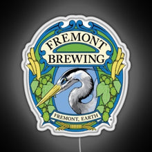 Charger l'image dans la galerie, Retro Fremont Brewing Company Beer RGB neon sign white