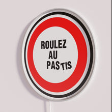 Charger l'image dans la galerie, Vibrant Neon Sign with Retro Motorcycle Theme and Pastel Colors