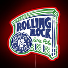 Charger l'image dans la galerie, Rolling Rock POP RGB neon sign red