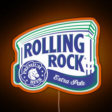 Charger l'image dans la galerie, Rolling Rock RGB neon sign orange