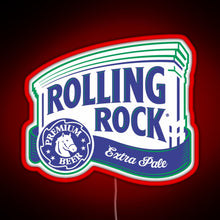 Charger l'image dans la galerie, Rolling Rock RGB neon sign red