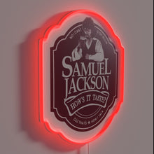 Charger l'image dans la galerie, Neon lit Samuel L. Jackson quote wall decor with RGB effect