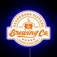 Charger l'image dans la galerie, Sanderson Sisters Brewing Co RGB neon sign blue