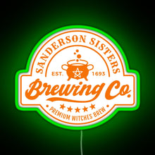 Charger l'image dans la galerie, Sanderson Sisters Brewing Co RGB neon sign green