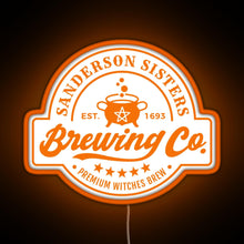 Charger l'image dans la galerie, Sanderson Sisters Brewing Co RGB neon sign orange