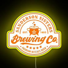 Charger l'image dans la galerie, Sanderson Sisters Brewing Co RGB neon sign yellow