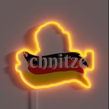Charger l'image dans la galerie, Vibrant Neon Sign for Traditional German Cuisine - Schnitzel Restaurant Decor