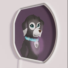 Charger l'image dans la galerie, Semi Realistic Emerald Green Neon Wall Sign with Vibrant RGB Accent