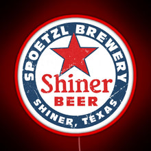 Charger l'image dans la galerie, Shiner Beer RGB neon sign red